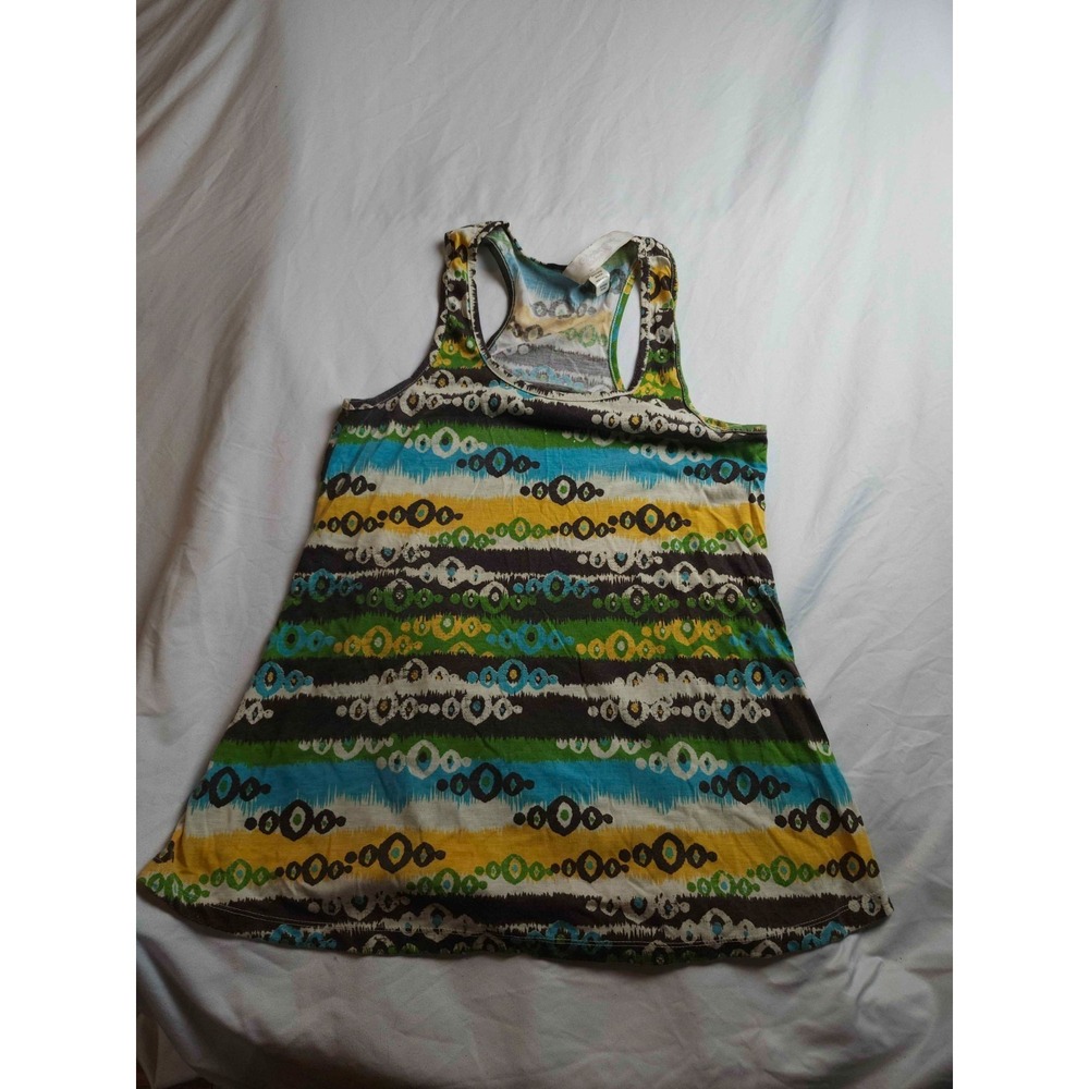 Spoiled Tank Top Womoens L Boho Tribal Striped Beach Cottagecore Indie Festival